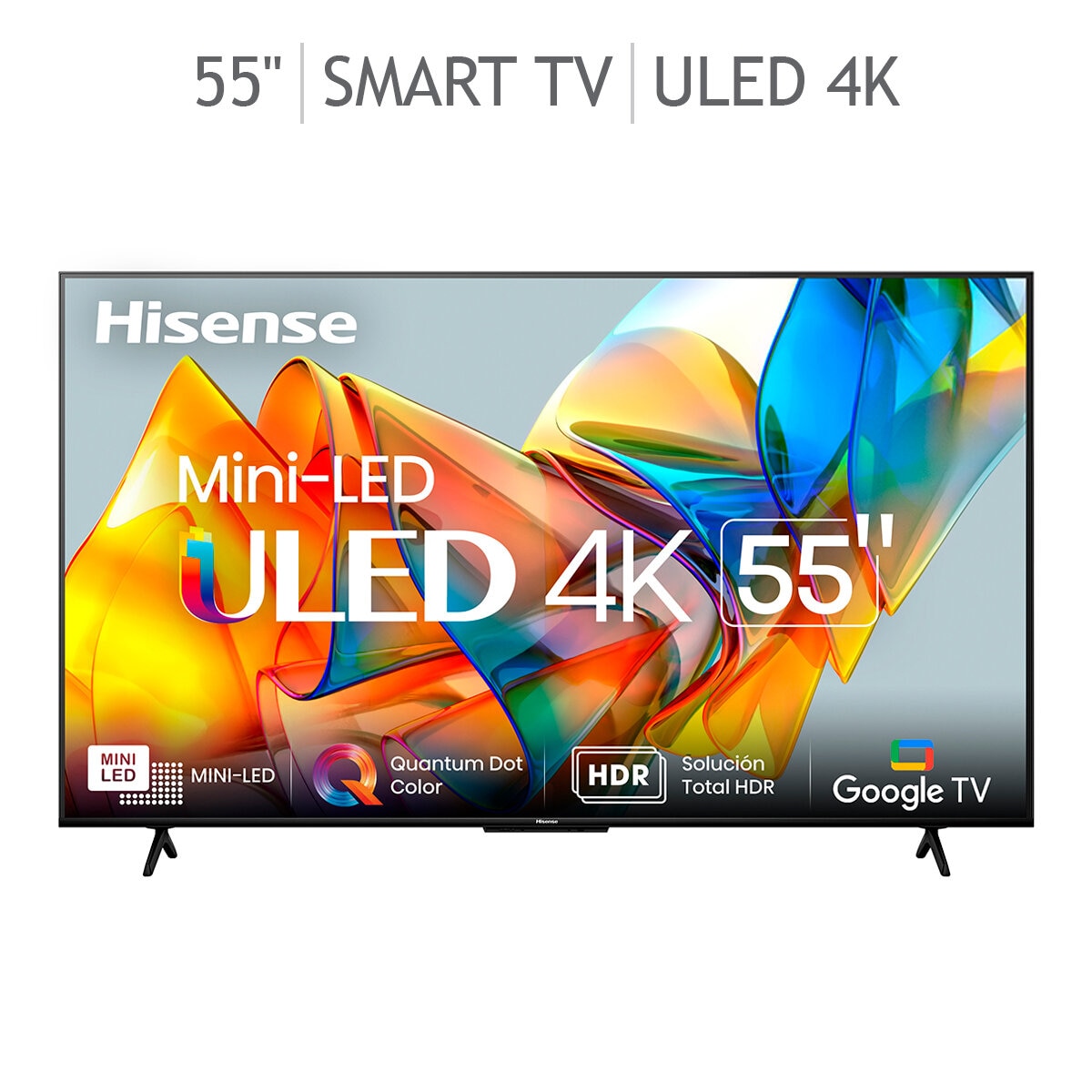Pantalla Hisense 65 Pulgadas ULED Android TV U6H a precio de socio