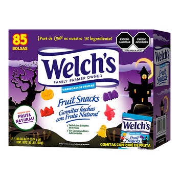 Welch's Gomitas Hechas con Fruta Natural Halloween 85 pzas de 14 g