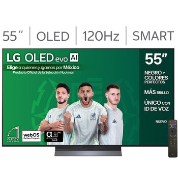 lg pantalla 55" oled 4k smart tv