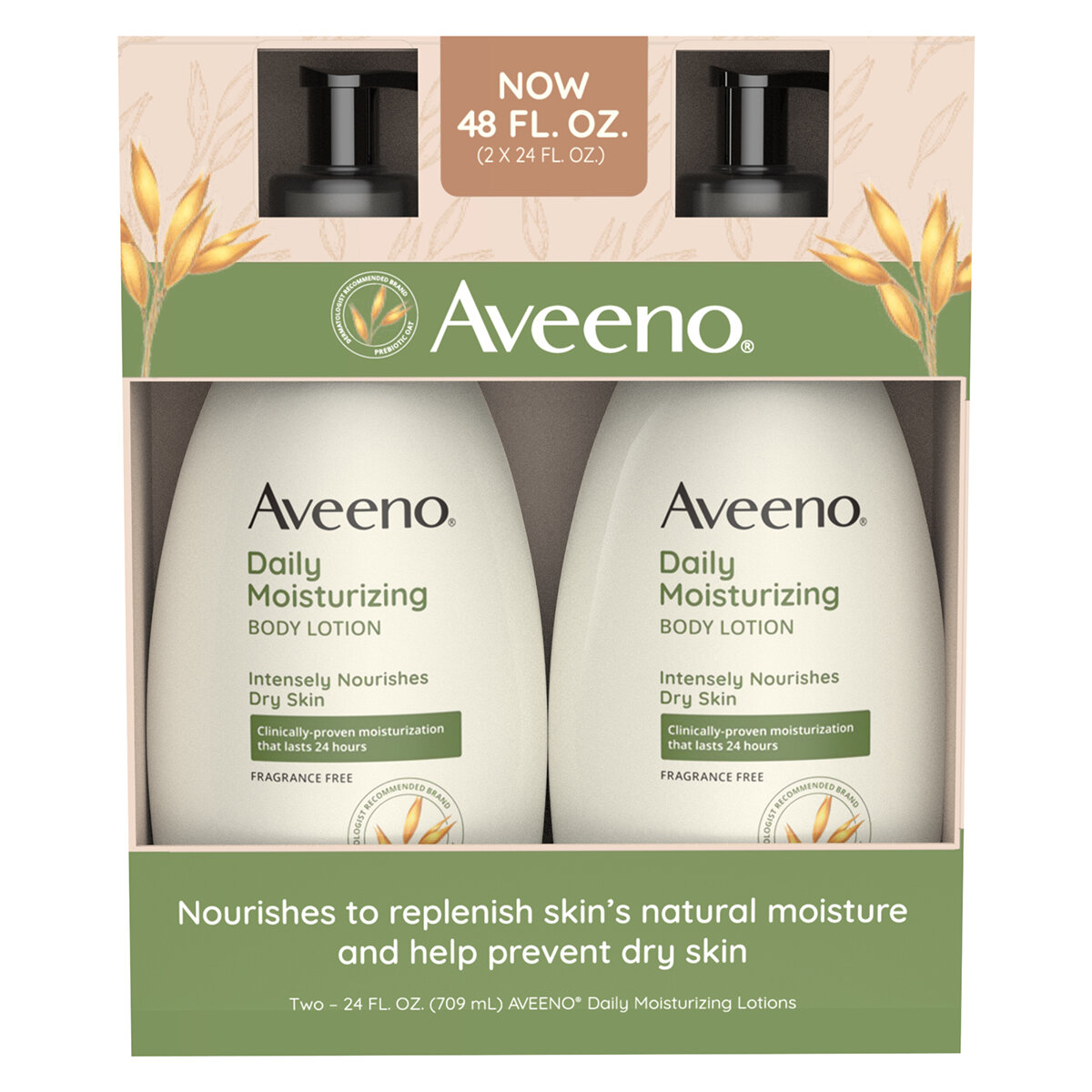 Aveeno Crema Corporal 2 pzas de 709 ml Aveeno Crema Corporal 2 pzas de 709 ml