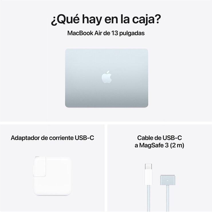 Apple MacBook Air 13" Chip M4 512GB Azul 24GB Apple MacBook Air 13" Chip M4 512GB Azul 24GB