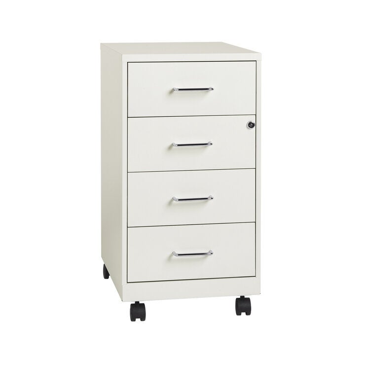 Hirsh Archivero con 4 Cajones Tamaño Carta Color Blanco Hirsh Archivero con 4 Cajones Tamaño Carta Color Blanco