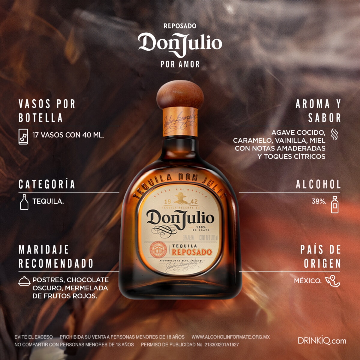 Tequila Don Julio Reposado 1L