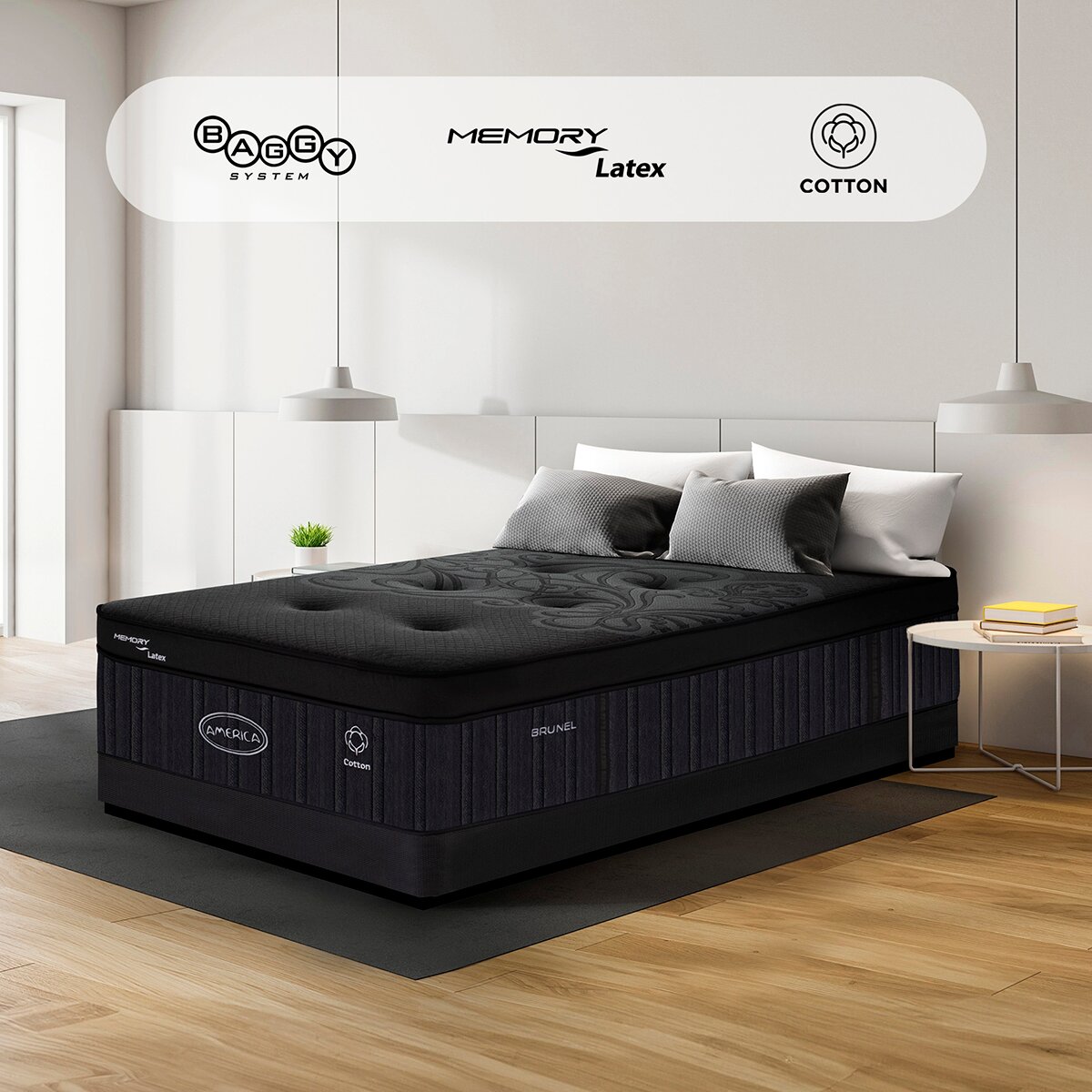 América, Brunel, Colchón Individual América, Brunel, Colchón Individual