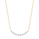 Collar de Barra de Diamantes 1.00ctw, Oro Amarillo 14K Collar de Barra de Diamantes 1.00ctw, Oro Amarillo 14K