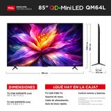 TCL Pantalla 85" Miniled 4K Fire TV TCL Pantalla 85" Miniled 4K Fire TV