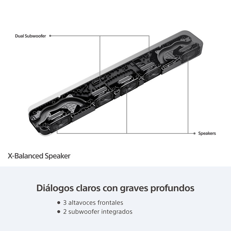 Sony Barra De Sonido de 3.1 Canales con Dolby Atmos/DTS:X Sony Barra De Sonido de 3.1 Canales con Dolby Atmos/DTS:X