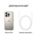 Apple iPhone 16 Pro 1TB Titanio Natural Apple iPhone 16 Pro 1TB Titanio Natural