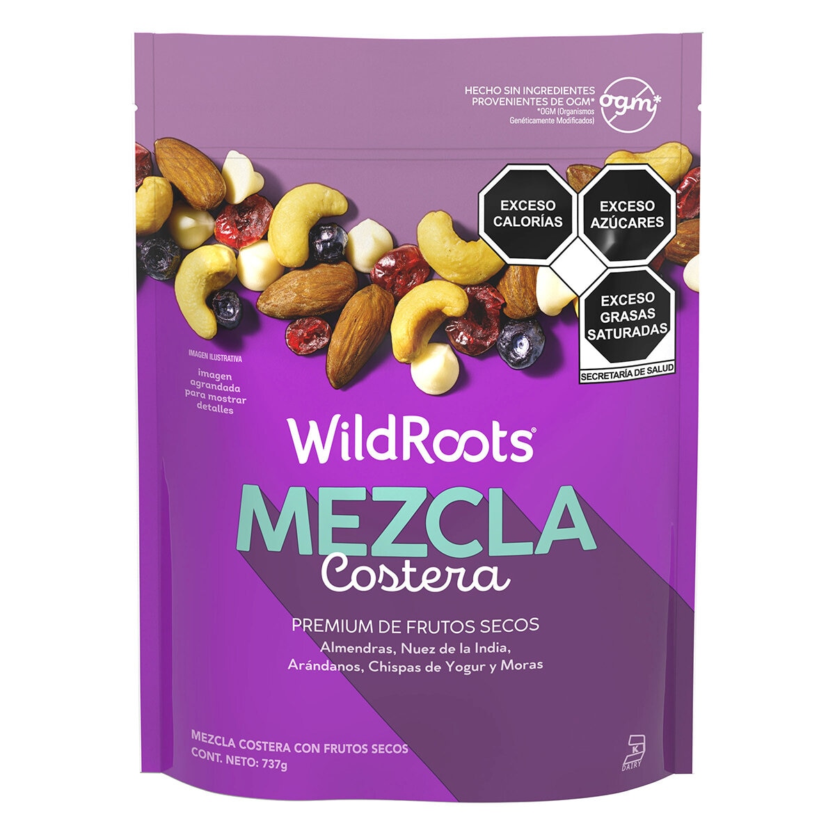 Wild Roots Mezcla Costera de Frutos Secos 737 g Wild Roots Mezcla Costera de Frutos Secos 737 g