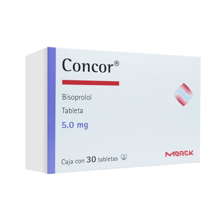 Concor 5.0 mg 30 Tabletas Concor 5.0 mg 30 Tabletas