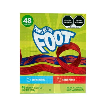 Fruit by the Foot Rollos de Caramelo Suave Saborizados 48 pzas de 21.25 g Fruit by the Foot Rollos de Caramelo Suave Saborizados 48 pzas de 21.25 g