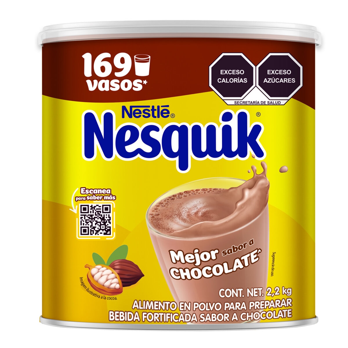 Nesquik Chocolate en Polvo 2.2 kg Nesquik Chocolate en Polvo 2.2 kg