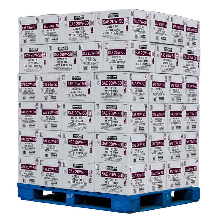 Kirkland Signature Aceite para Motor 20W50, 12/1qt , 84 cajas Kirkland Signature Aceite para Motor 20W50, 12/1qt , 84 cajas