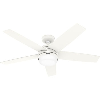 hunter ventilador 52" asheville blanco mate