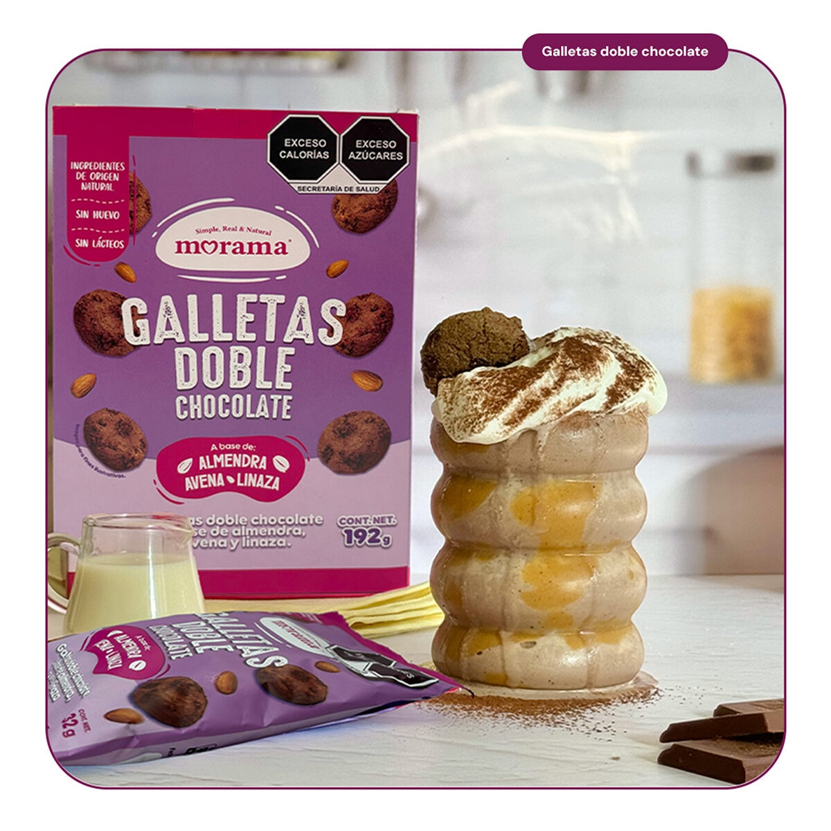 Morama Galletas Doble Chocolate 384 g Morama Galletas Doble Chocolate 384 g