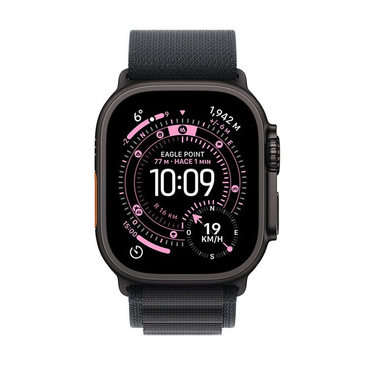Apple Watch Ultra 3 (GPS + Celular) 49mm Titanio Negro + Correa Alpine Negro - Talla M Apple Watch Ultra 3 (GPS + Celular) 49mm Titanio Negro + Correa Alpine Negro - Talla M