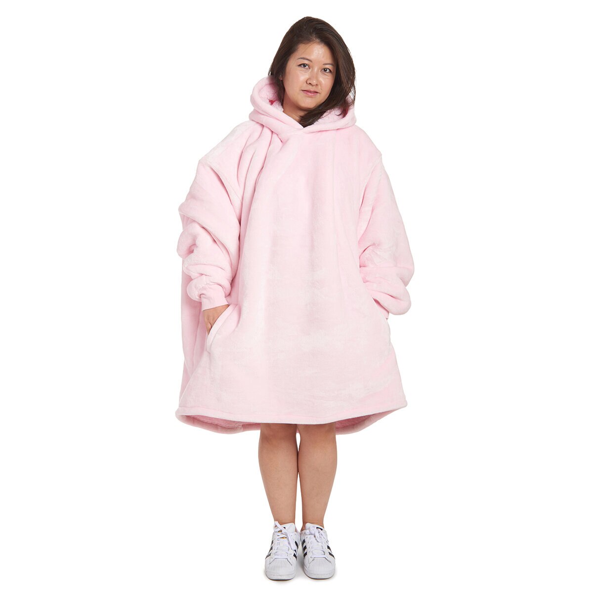 The Wayy Big Hoodie Sudadera Unisex rosa