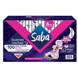 Saba Buenas Noches Extra Toallas Femeninas 100 Pzas Saba Buenas Noches Extra Toallas Femeninas 100 Pzas