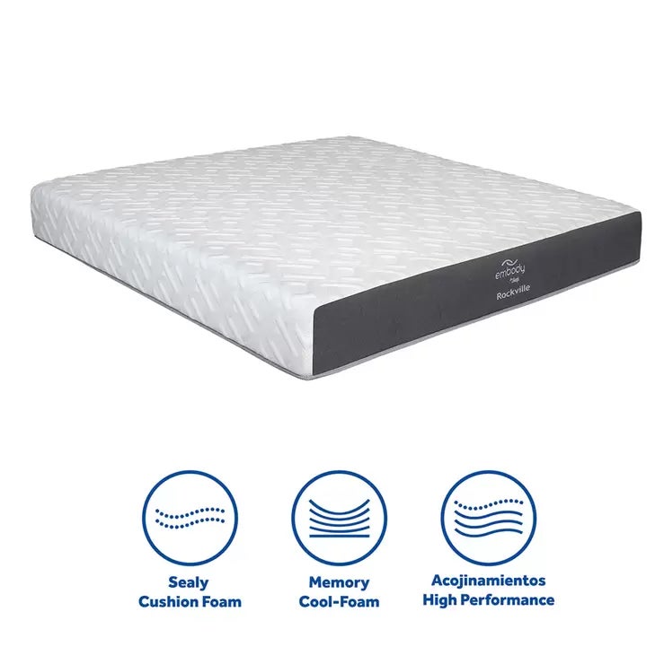 Sealy, Rockville, Colchón King Size Sealy, Rockville, Colchón King Size