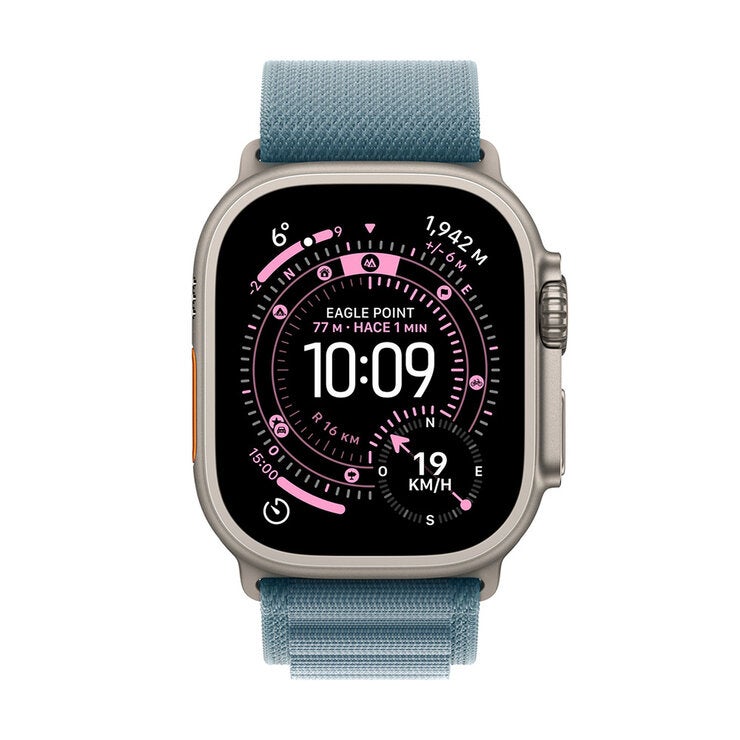 Apple Watch Ultra 3 (GPS + Celular) 49mm Titanio Natural + Correa Alpine Azul Claro - Talla L Apple Watch Ultra 3 (GPS + Celular) 49mm Titanio Natural + Correa Alpine Azul Claro - Talla L
