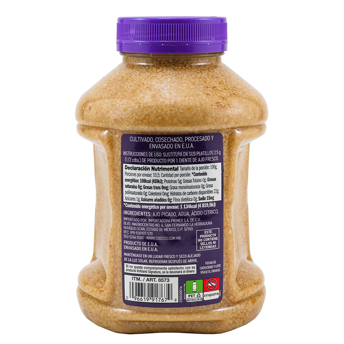 Kirkland Signature Ajo Picado 1.36 kg Kirkland Signature Ajo Picado 1.36 kg