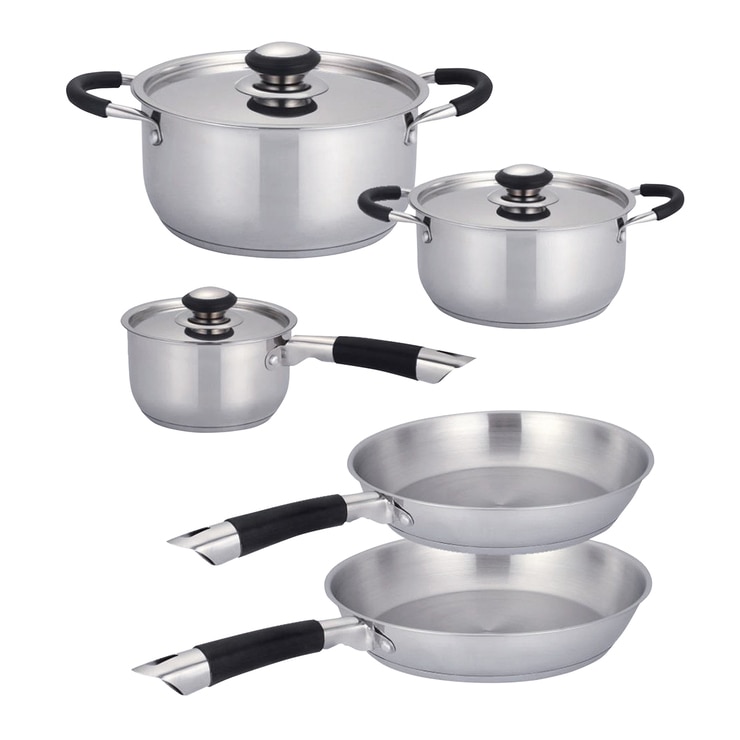 Westinghouse Batería De Cocina De Acero Inoxidable 8 Piezas Costco México 5852