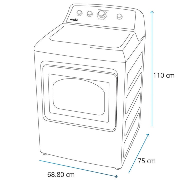 GE Secadora de Gas Natural 22kg GE Secadora de Gas Natural 22kg