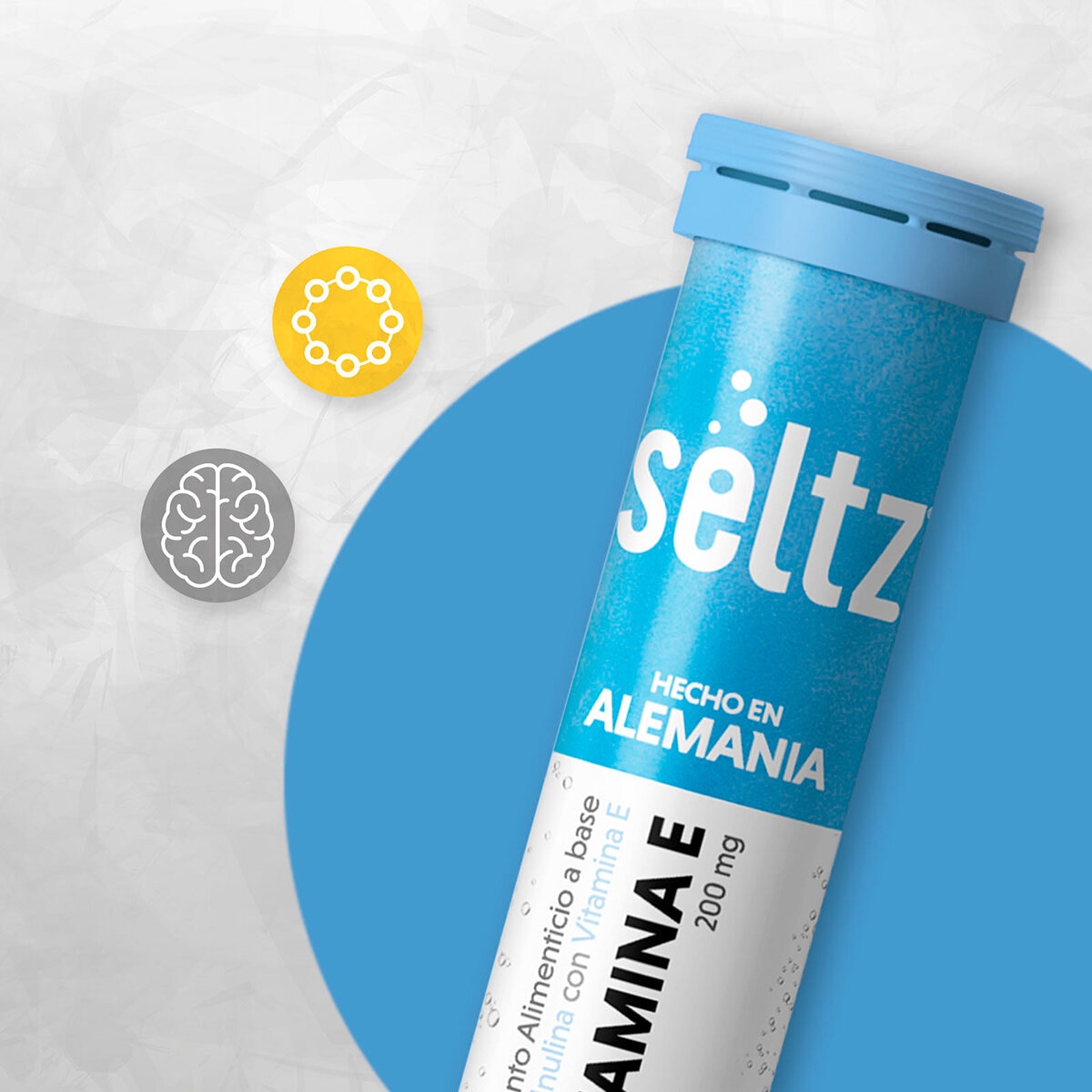 Seltz Ácido Hialurónico, Vitamina E, Calcio + D, Colágeno, Magnesio 5PK