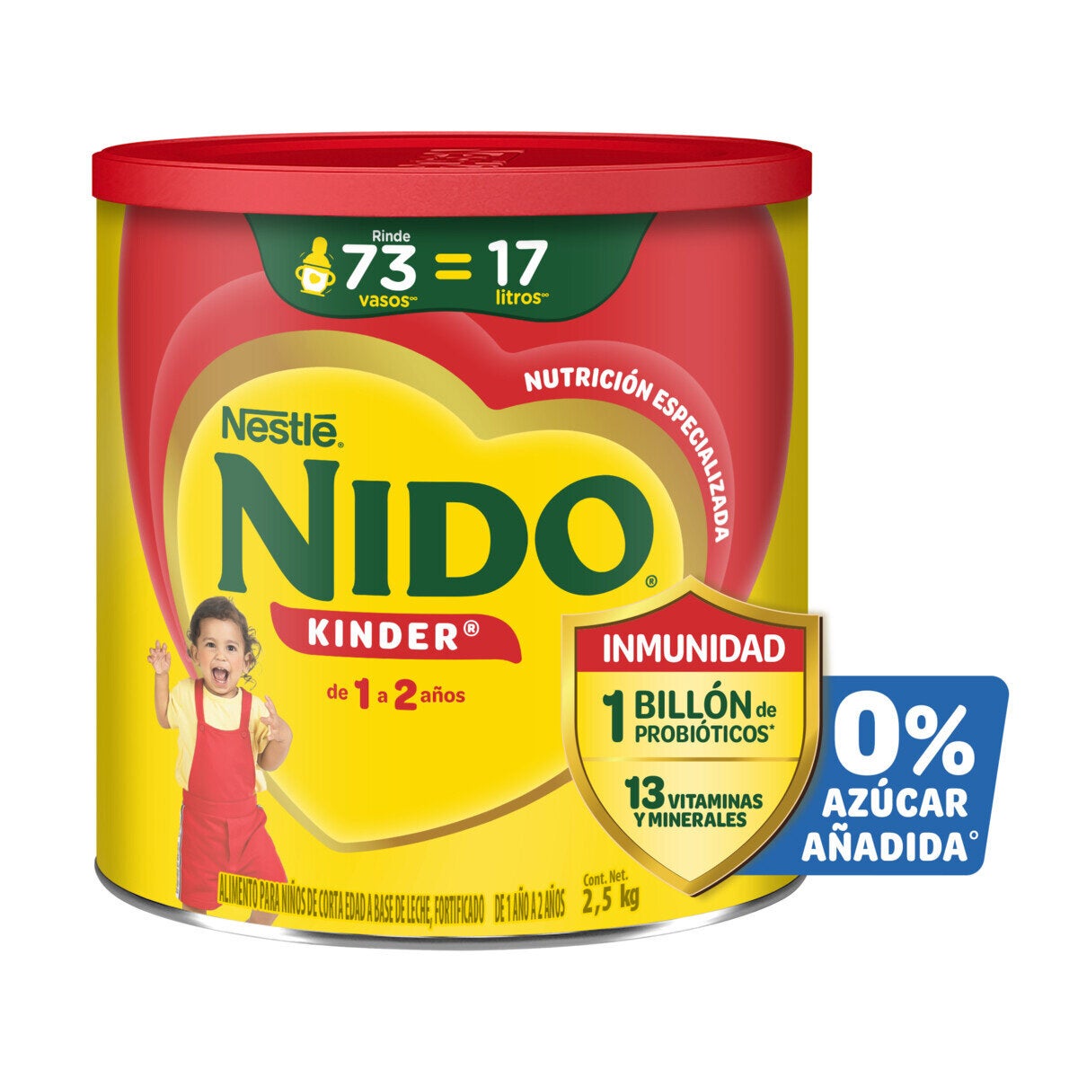 Nido Kinder, Leche en Polvo 2.5 kg Nido Kinder, Leche en Polvo 2.5 kg