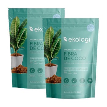 Ekologi, Fibra de Coco 2 piezas de 900g Ekologi, Fibra de Coco 2 piezas de 900g