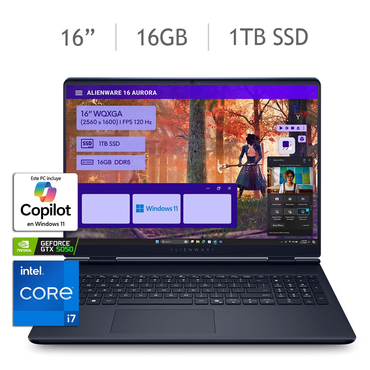DELL Alienware Gaming NB Laptop 16" WQXGA Intel Core i7 16GB 1TB SSD DELL Alienware Gaming NB Laptop 16" WQXGA Intel Core i7 16GB 1TB SSD