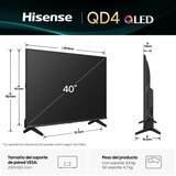 Hisense Pantalla 40" QLED 4K Fire TV Hisense Pantalla 40" QLED 4K Fire TV