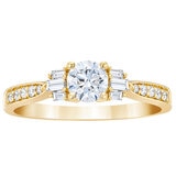 Anillo de Diamantes .75CTW, Oro Amarillo 14K Anillo de Diamantes .75CTW, Oro Amarillo 14K