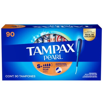 Tampax Pearl Tampones Femeninos 90 pzas Tampax Pearl Tampones Femeninos 90 pzas