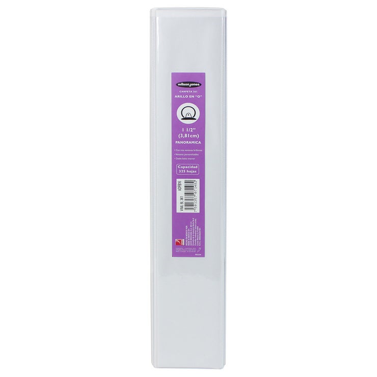 Wilson Jones Carpeta de 1.5 Pulgadas con 3 Arillos en O Color Blanco 12 Piezas Wilson Jones Carpeta de 1.5 Pulgadas con 3 Arillos en O Color Blanco 12 Piezas