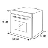 Koblenz Horno a Gas de 60cm