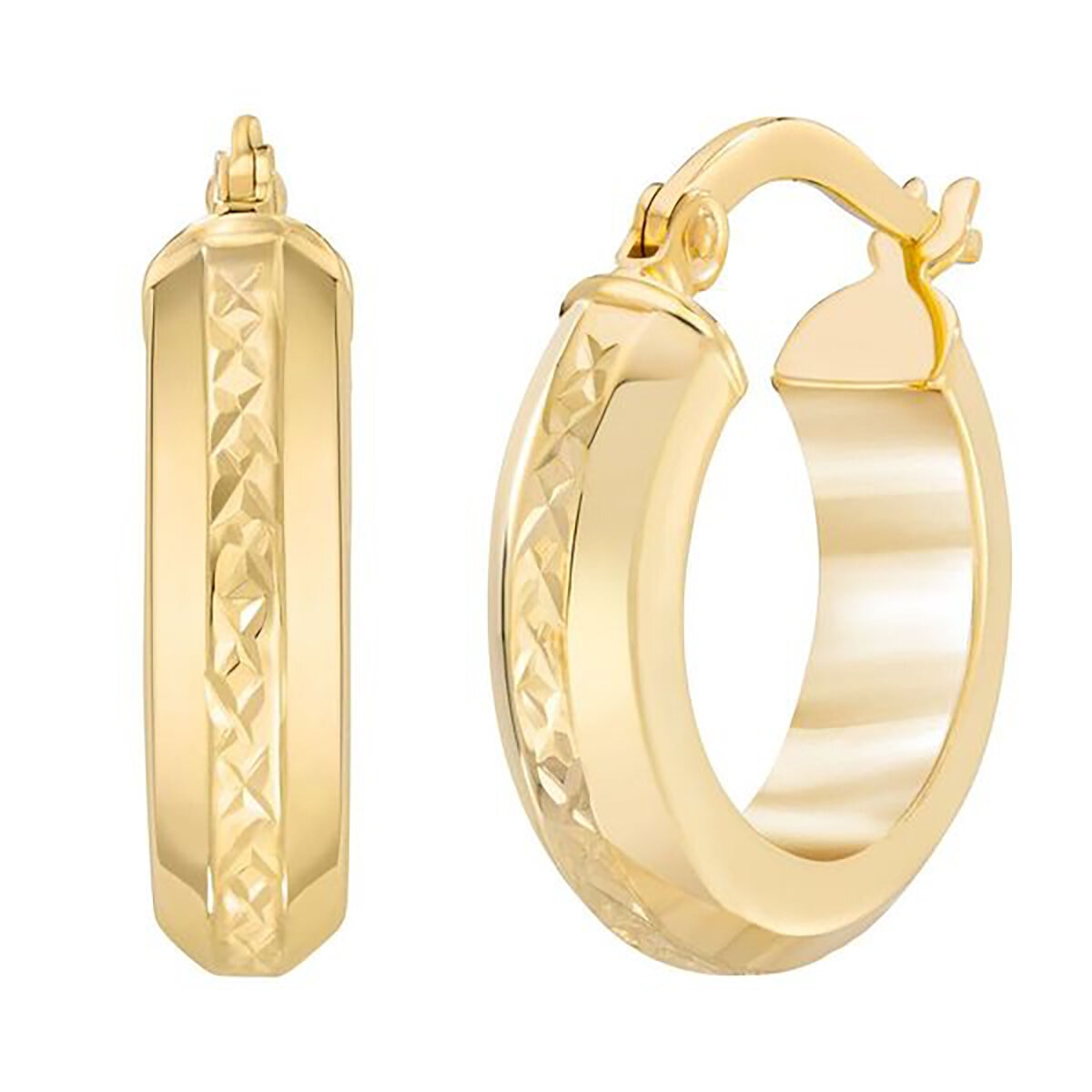 Arracadas, Oro Amarillo de 14K Arracadas, Oro Amarillo de 14K