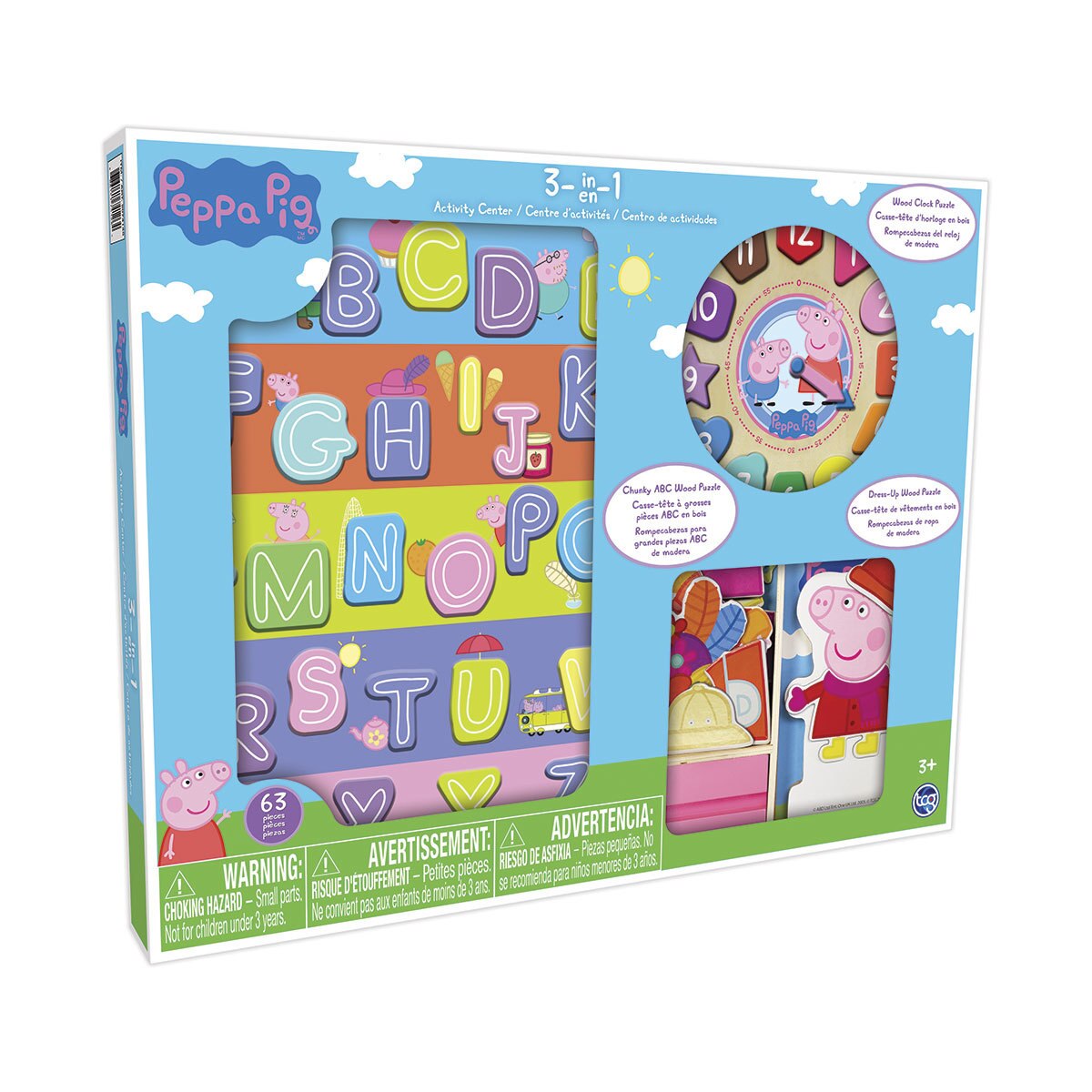 puzzle abecedario peppa pig