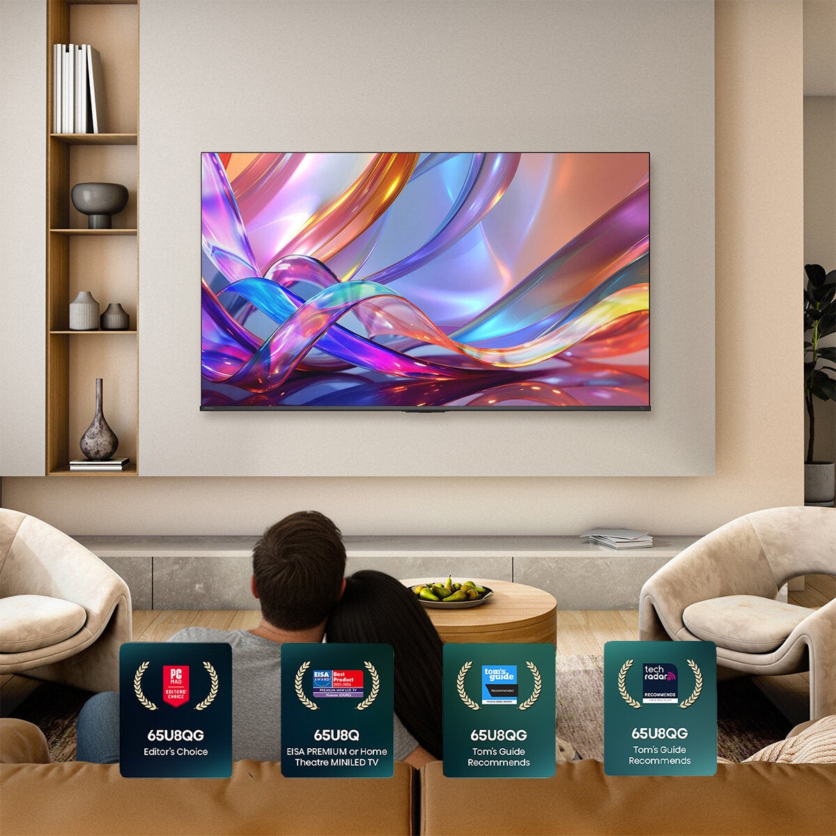 Hisense Pantalla 55" QLED 4K Fire TV 55QD6SFM Hisense Pantalla 55" QLED 4K Fire TV 55QD6SFM