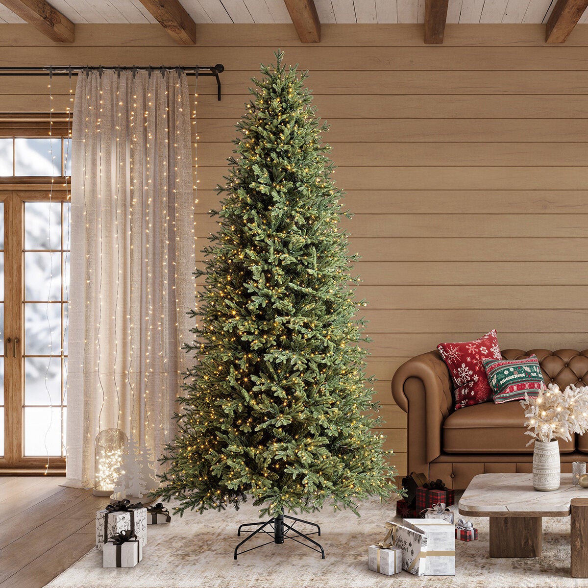 Árbol de Navidad Pre-Iluminado 2.7m con 2,200 Luces Radiant Micro LED Árbol de Navidad Pre-Iluminado 2.7m con 2,200 Luces Radiant Micro LED