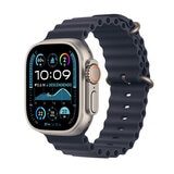 Apple Watch Ultra 2 (GPS + Cellular) Caja de titanio natural 49mm con Correa Ocean Azul Marino