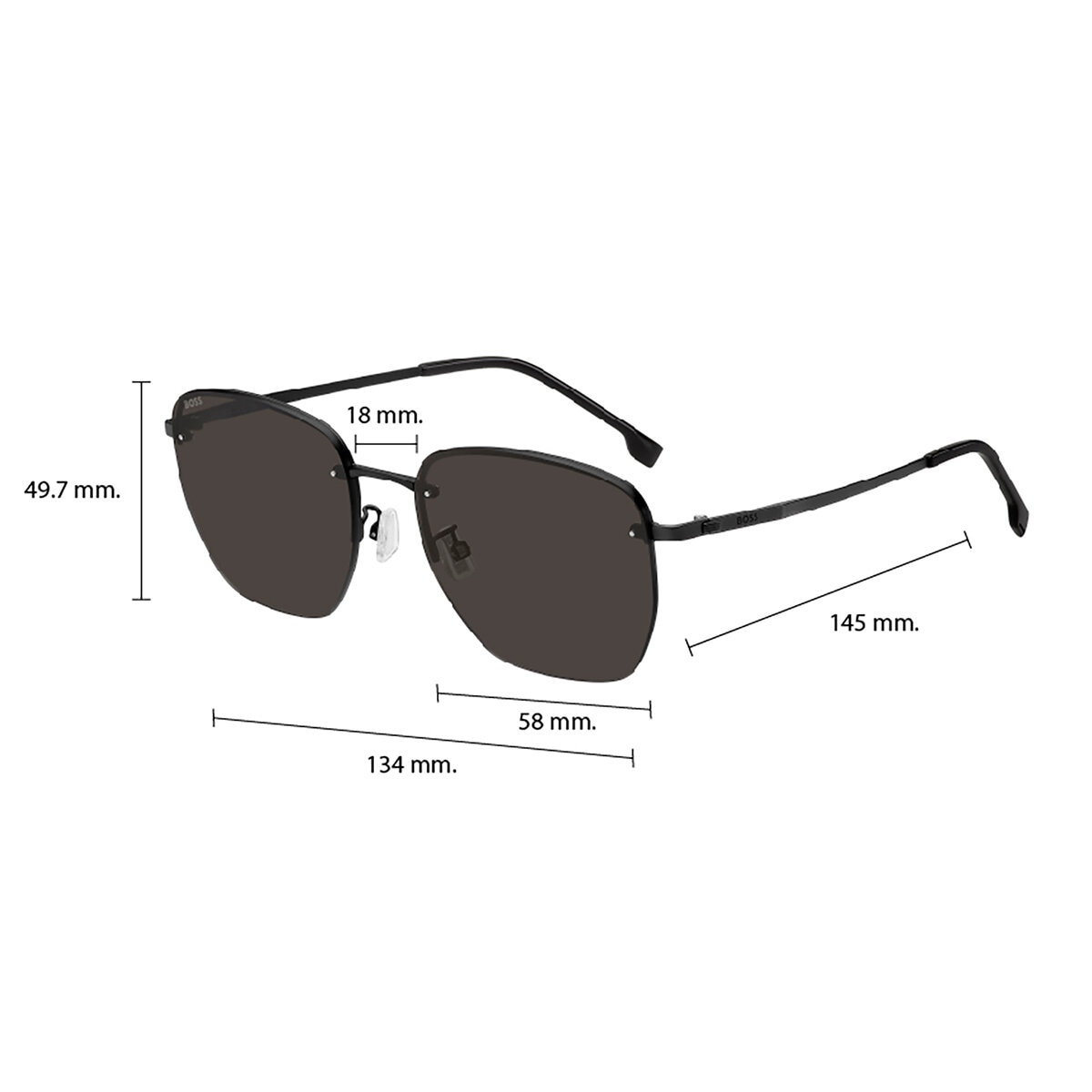 Hugo Boss 1712 F SK Lentes de Sol Hugo Boss 1712 F SK Lentes de Sol