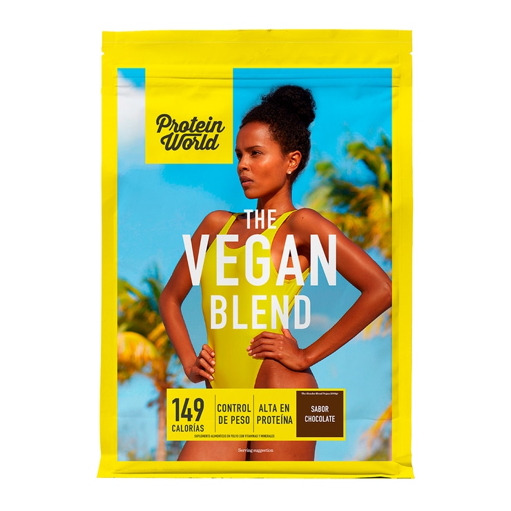 Protein World Proteína Vegana en Polvo Sabor Chocolate 1.2 kg Protein World Proteína Vegana en Polvo Sabor Chocolate 1.2 kg