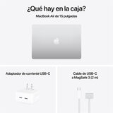Apple MacBook Air 15" Chip M4 24GB 512GB SSD Plata Apple MacBook Air 15" Chip M4 24GB 512GB SSD Plata