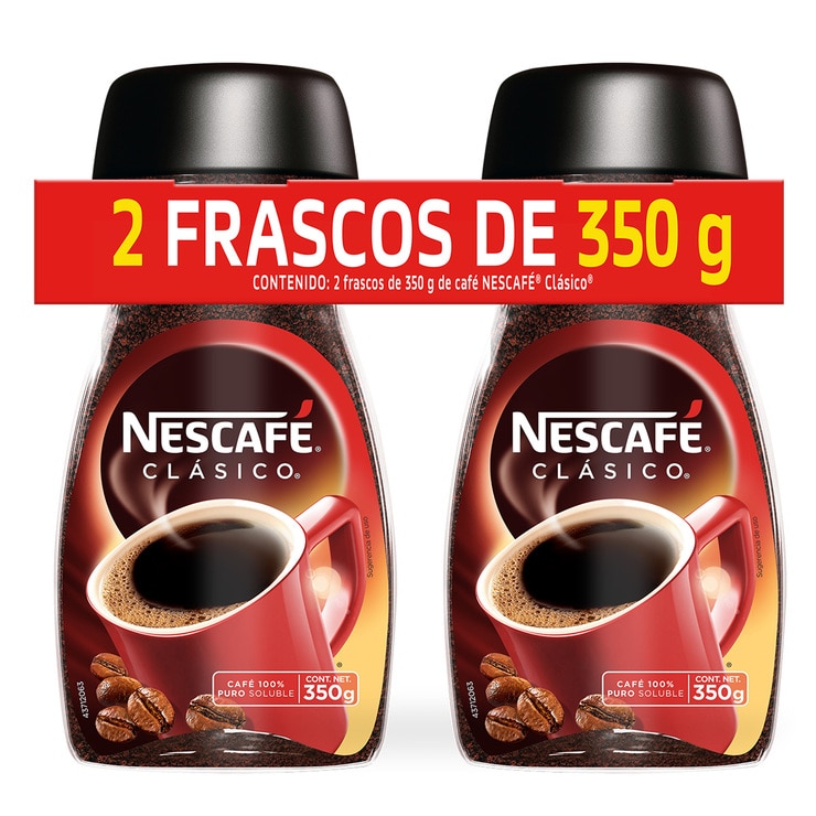 Nescafé Clásico Soluble 2 pzas de 350 g