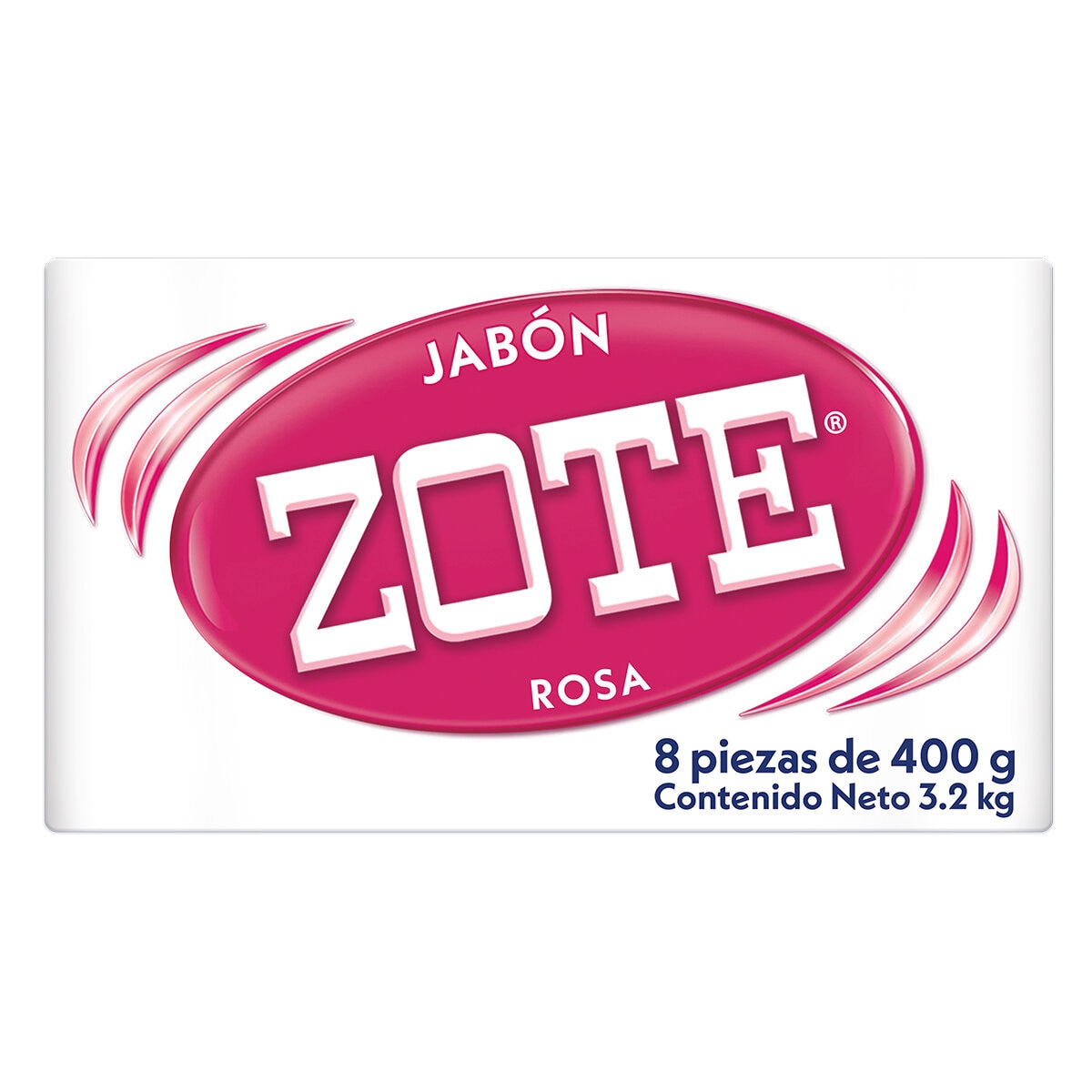 Zote Jabón de Lavandería 8 pzas de 400 g Zote Jabón de Lavandería 8 pzas de 400 g