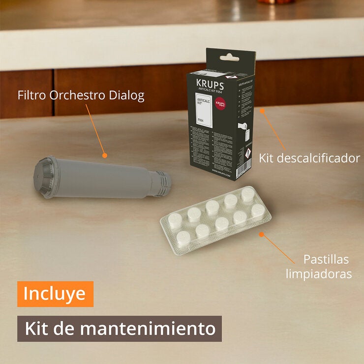 Krups, Cafetera Automática Arábica, Incluye kit de mantenimiento Krups, Cafetera Automática Arábica, Incluye kit de mantenimiento
