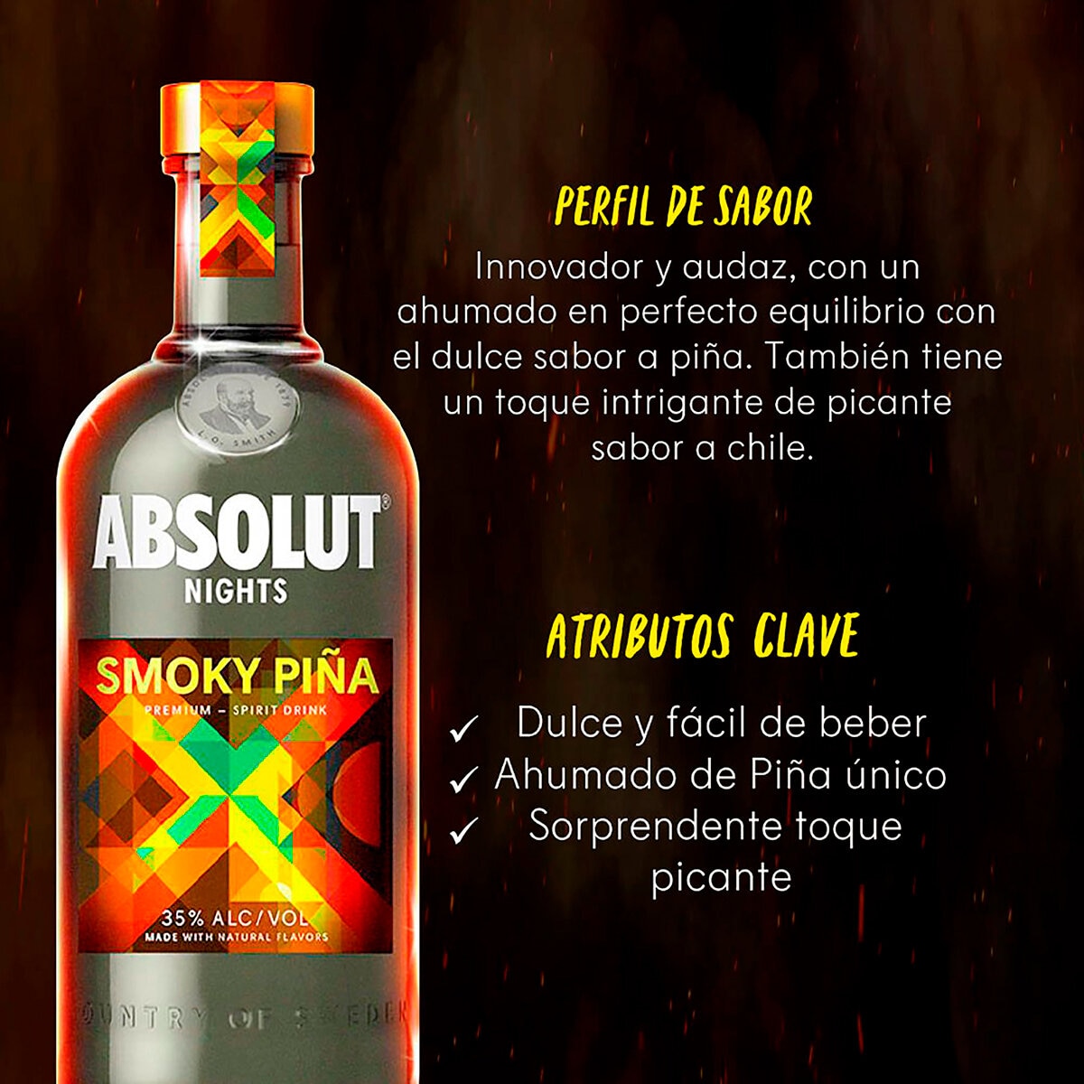 Organizar diluido semanal Vodka Absolut Smoky Piña 700ml | Costco México