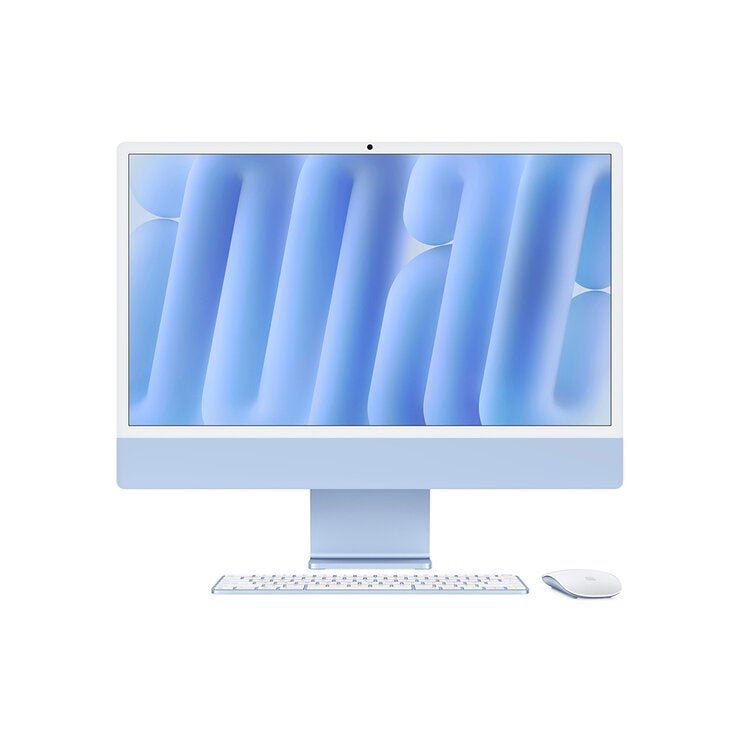 Apple iMac 24" 256GB 4.5K Chip M4 Azul CPU de 10 Núcleos GPU de 10 Núcleos Memoria Unificada de 16GB. Apple iMac 24" 256GB 4.5K Chip M4 Azul CPU de 10 Núcleos GPU de 10 Núcleos Memoria Unificada de 16GB.