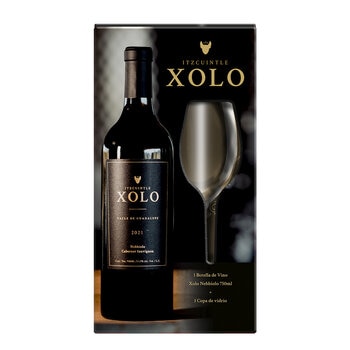 Vino Tinto Xolo Nebbiolo 750ml + Copa